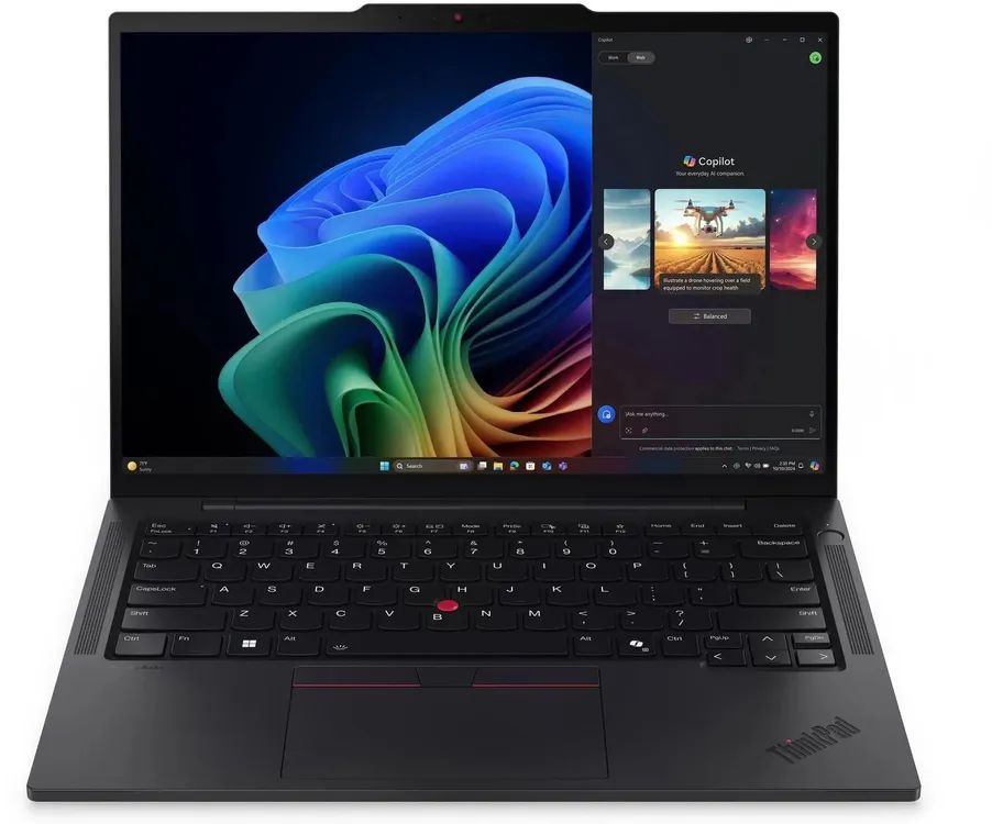 картинка Ноутбук 14" Lenovo ThinkPad T14s G6 черный Core Ultra 7 255U 16GB/512GB IntelGr W11Pro (21R1002TUS) от магазина бытовой техники и электроники «Тантал»