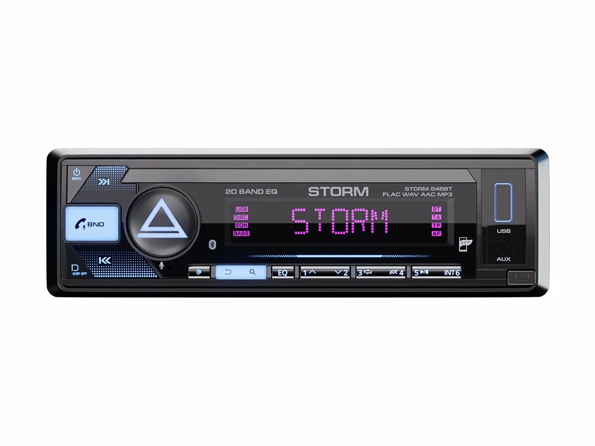картинка Автомагнитола Aura STORM-545BT 1DIN 51Вт от магазина бытовой техники и электроники «Тантал»