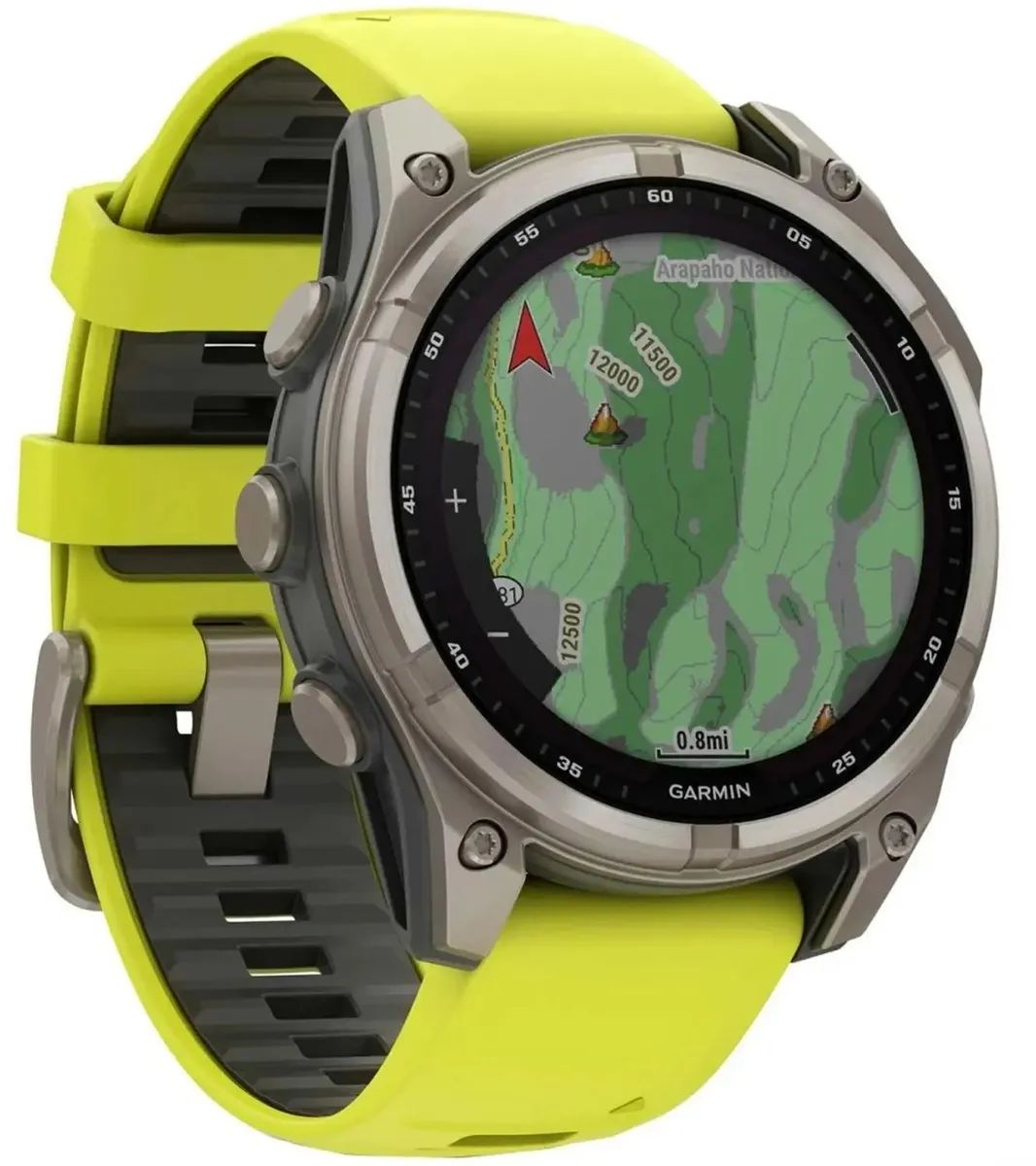 картинка Смарт-часы Garmin Fenix 8 Solar 1.3" 108-182мм серебристый/желтый (010-02906-21) от магазина бытовой техники и электроники «Тантал»