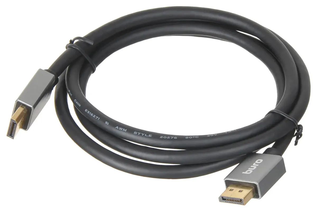 картинка Кабель Buro DisplayPort - DisplayPort 1.5м черный (BHP-DPP-1.4-1.5G) от магазина бытовой техники и электроники «Тантал»