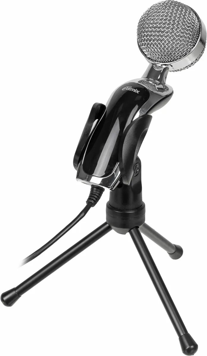 картинка Микрофон Ritmix RDM-127 1,5м черный от магазина бытовой техники и электроники «Тантал»