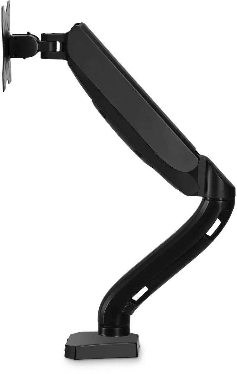 картинка Кронштейн для мониторов Buro M1 черный 17"-27" макс.9кг крепление к столешнице поворот и наклон от магазина бытовой техники и электроники «Тантал»