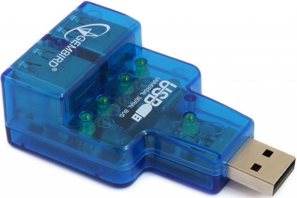 картинка Разветвитель USB 2.0 Gembird UHB-CN224 4порт. синий от магазина бытовой техники и электроники «Тантал»