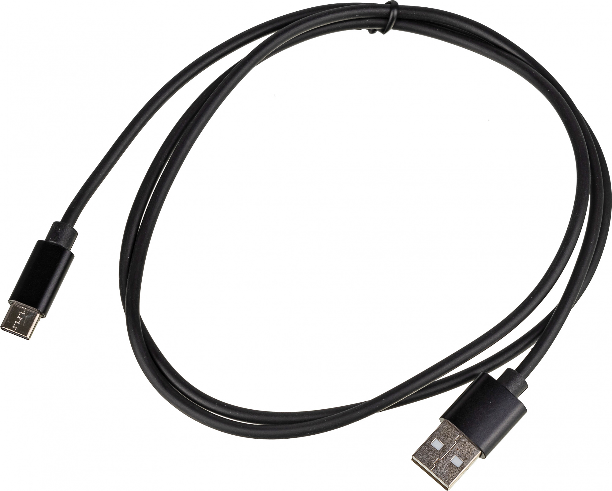 картинка Кабель USB (m)-USB Type-C (m) 1м черный от магазина бытовой техники и электроники «Тантал»