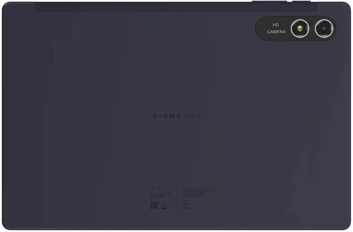 картинка Планшет 10.5" Digma Pro HIT 18 фиолетовый IPS 1920x1200 8Gb/128Gb 2Sim Android 13 3G/LTE (HS1012PL) от магазина бытовой техники и электроники «Тантал»