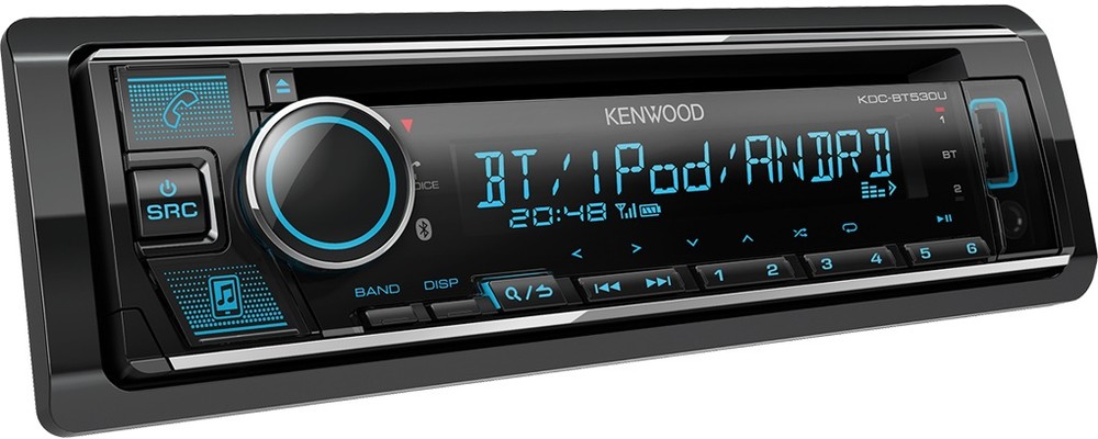 картинка Автомагнитола CD Kenwood KDC-BT530U 1DIN 4x50Вт от магазина бытовой техники и электроники «Тантал»