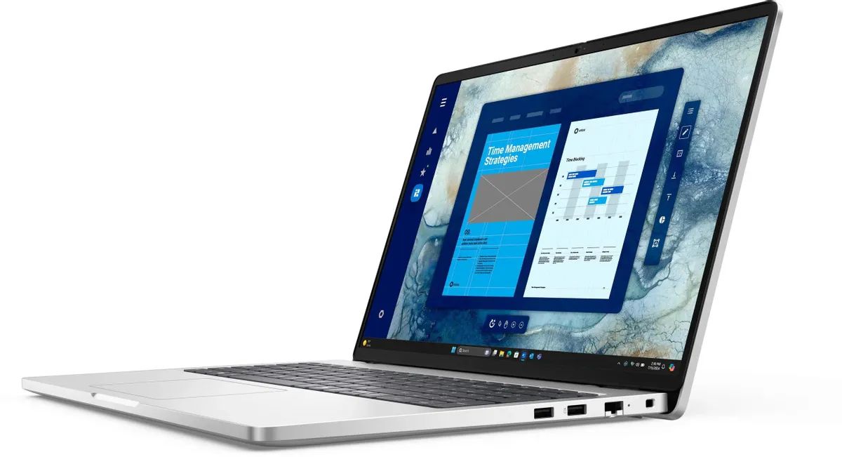 картинка Ноутбук 16" Dell Pro 16 серебристый Core Ultra 5-235U 16Gb/512Gb UHDGr Linux (PRO16-5653) от магазина бытовой техники и электроники «Тантал»