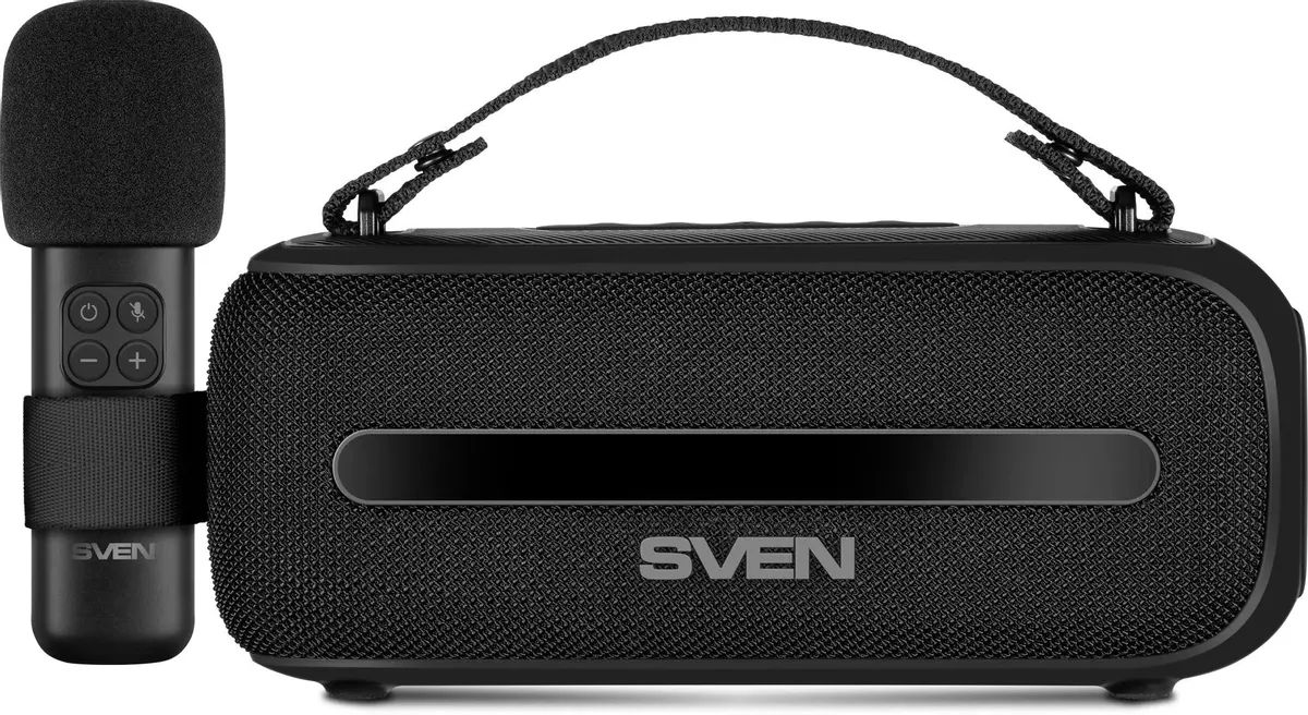 картинка Портативная колонка Sven PS-255 2.0 12Вт 3600мАч черный (SV-022563) от магазина бытовой техники и электроники «Тантал»