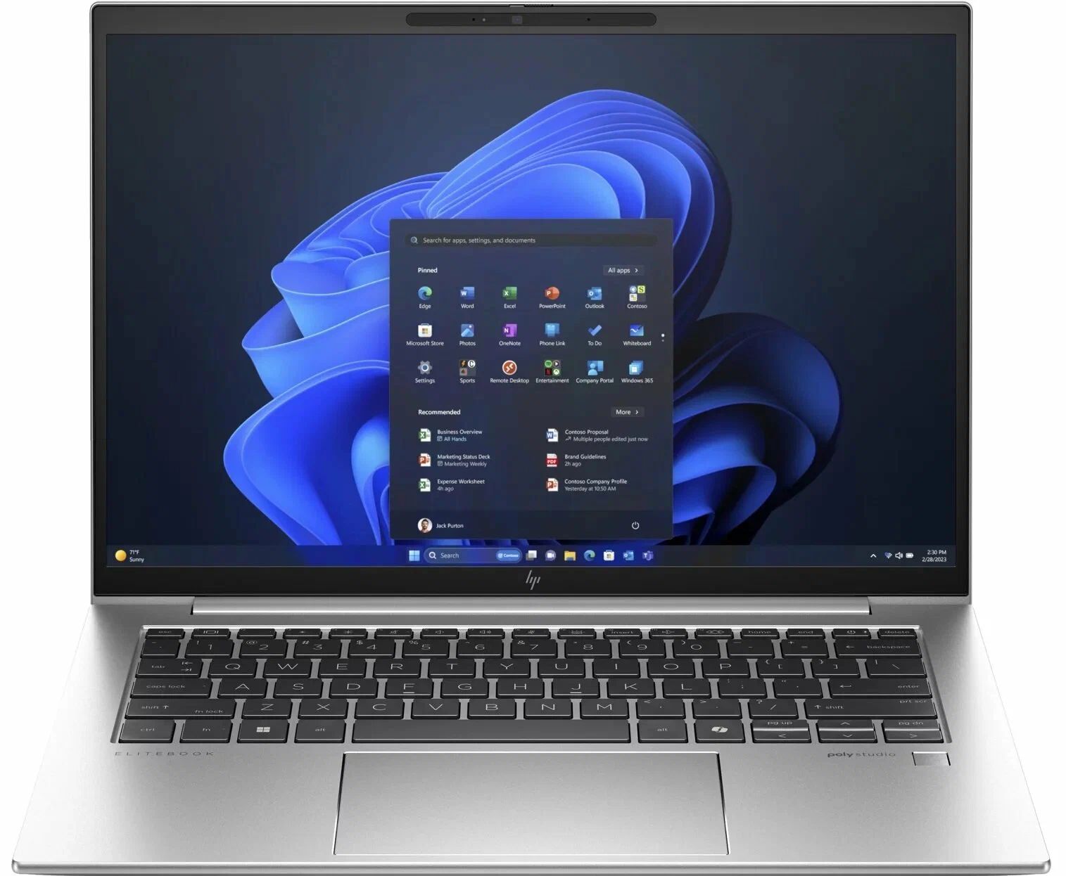 картинка Ноутбук 14" HP Elitebook 840 G11 серебристый Core Ultra 7 165U 16GB/512GB IntelGr W11Pro (A6SZ5UT) от магазина бытовой техники и электроники «Тантал»
