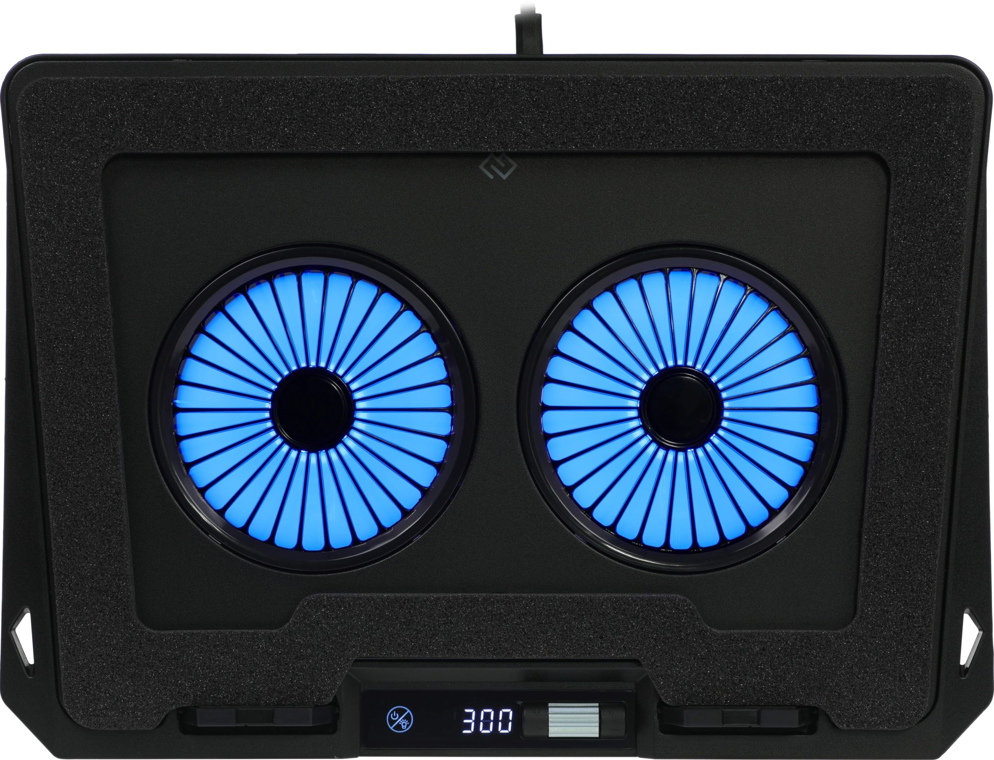 картинка Подставка для ноутбука Digma D-NCP170-2x110RGB 18" 400x288x45мм 52дБ 2xUSB 2x 110ммFAN 1250г Fan-control металл/пластик черный от магазина бытовой техники и электроники «Тантал»