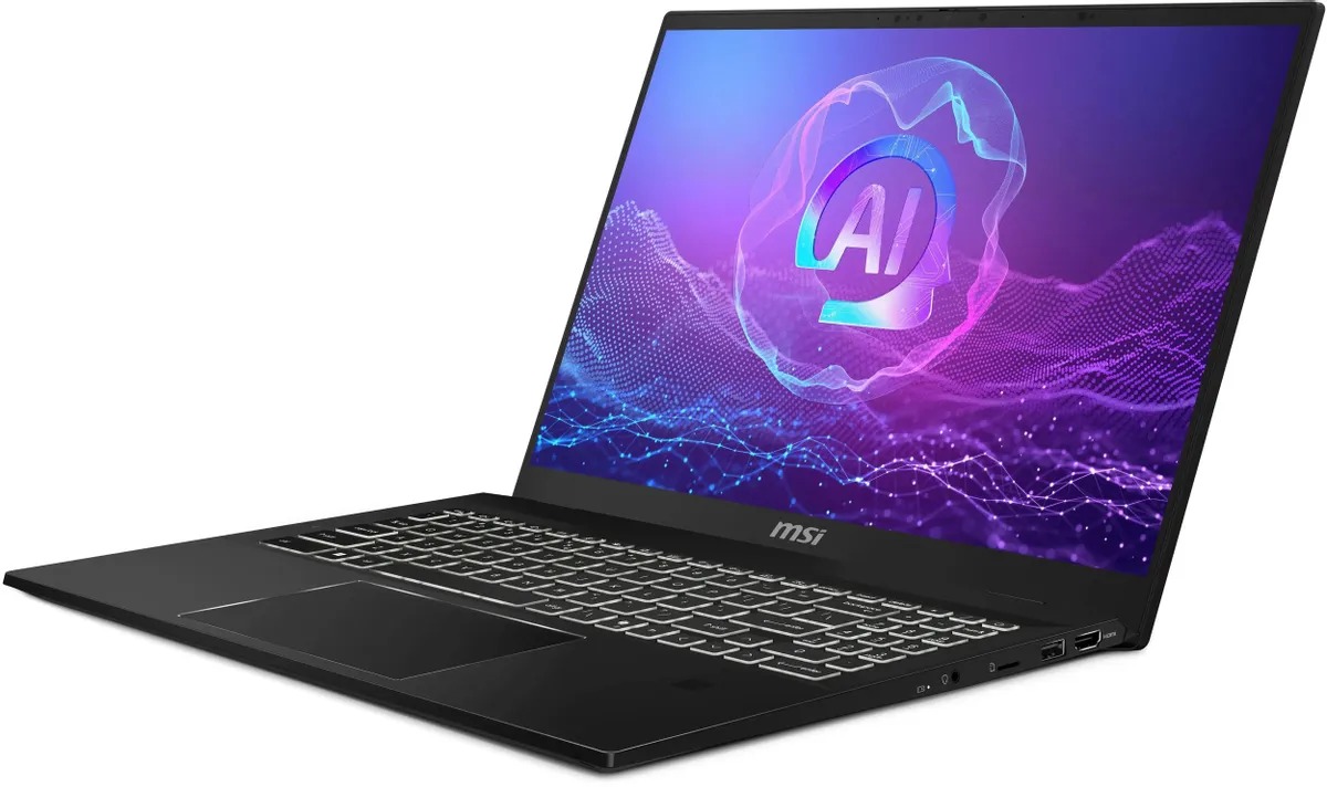 картинка Ноутбук 16" MSI Summit Pro 16 AI A2HVETG-085RU черный Touch Core Ultra 7 255H 32GB/1TB RTX4050 6GB W11Pro (9S7-159631-085) от магазина бытовой техники и электроники «Тантал»
