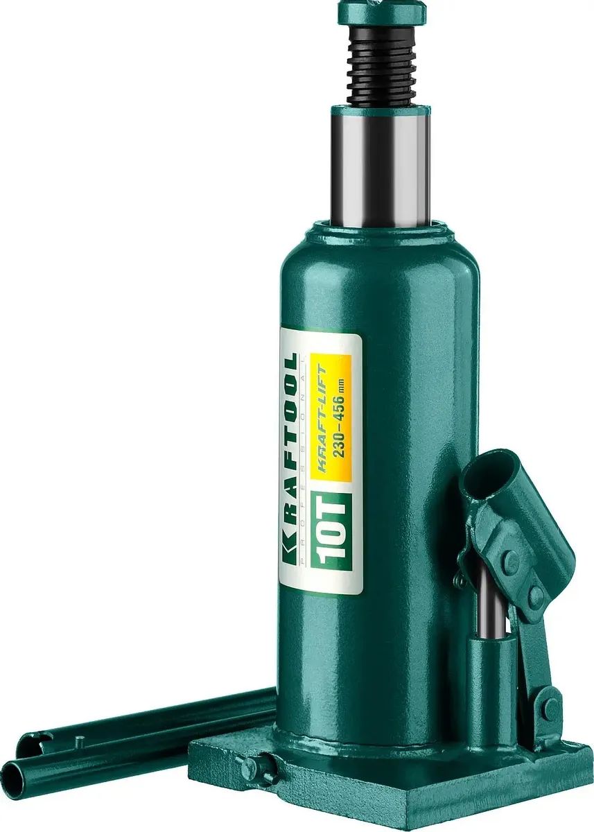 картинка Домкрат бутылочный Kraftool Kraft-Lift 43462-10_z01 10т 230-456мм от магазина бытовой техники и электроники «Тантал»