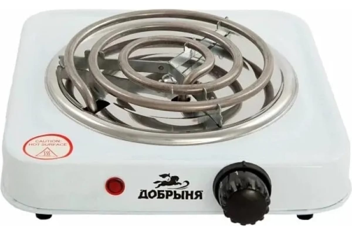 картинка Плитка электрическая Добрыня DO-2205W белый (настольная) от магазина бытовой техники и электроники «Тантал»