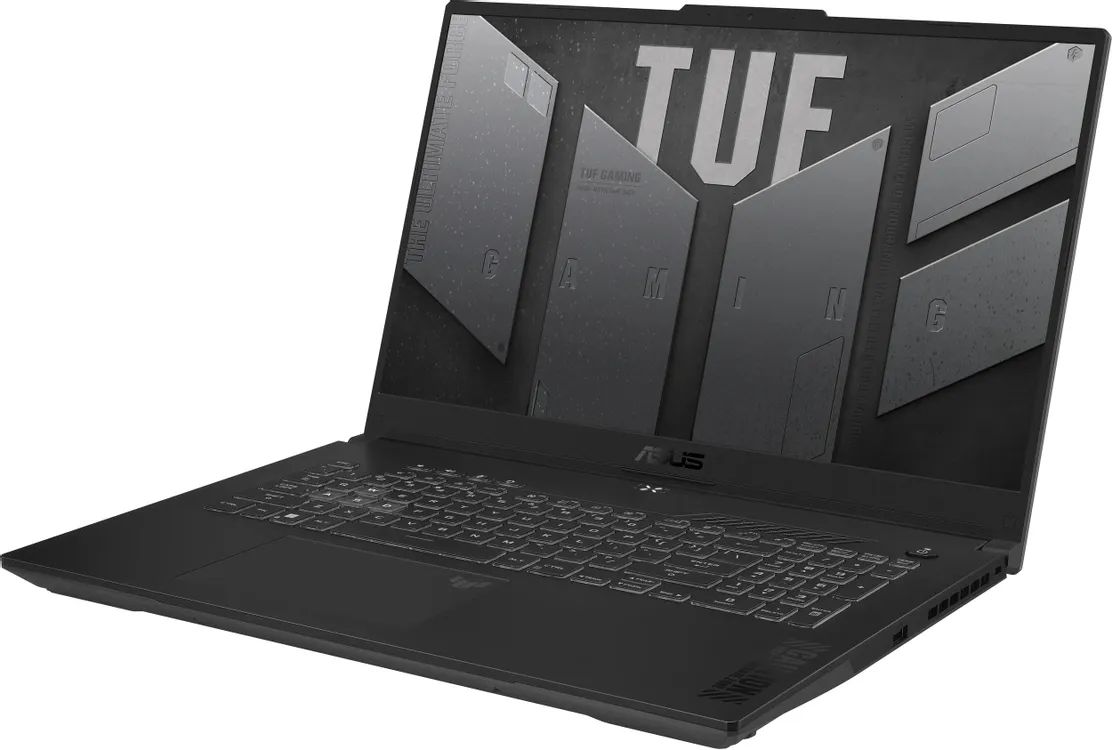 картинка Ноутбук 17.3" Asus TUF Gaming FA707NUQ-HX010 серый R7-170 16GB/512GB RTX4050 6GB noOS (90NR0QH5-M000D0) от магазина бытовой техники и электроники «Тантал»