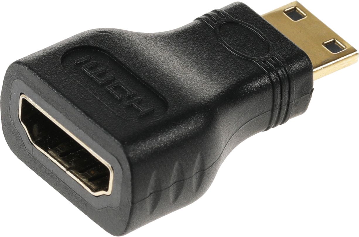 картинка Переходник HDMI(f) - mini HDMI (m) от магазина бытовой техники и электроники «Тантал»