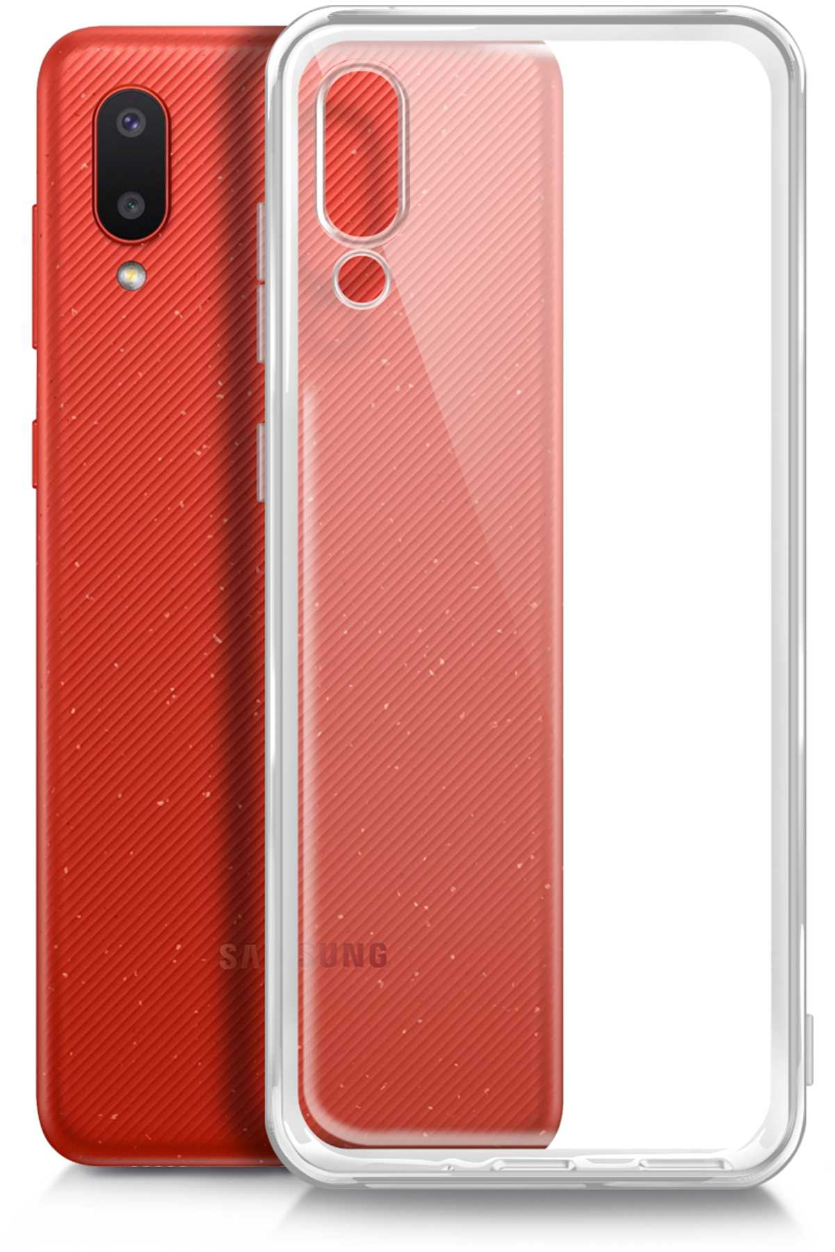 картинка Чехол (клип-кейс) BoraSCO для Samsung Galaxy A02 Silicone Case прозрачный (39905) от магазина бытовой техники и электроники «Тантал»