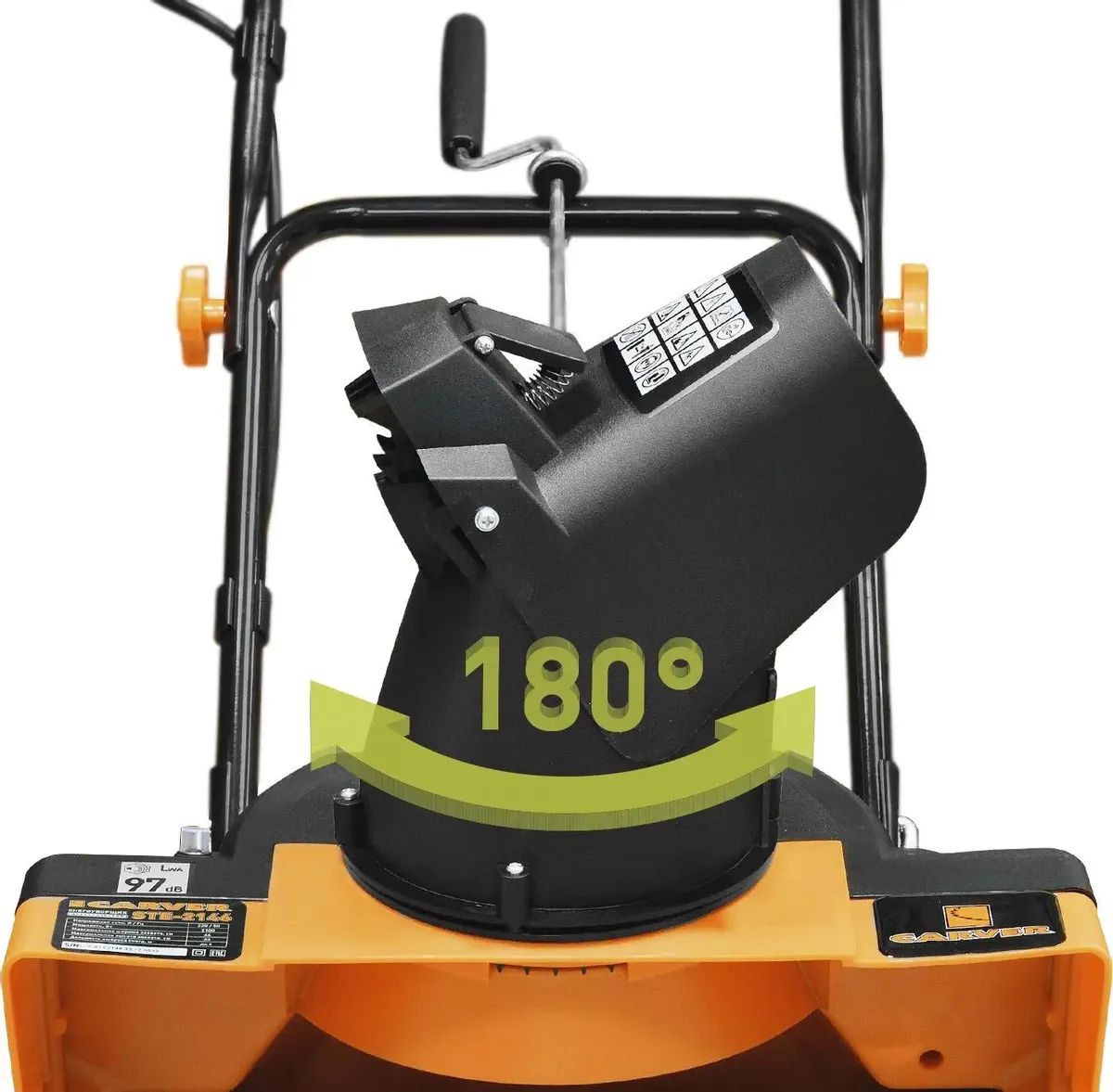 картинка Снегоуборщик электрический Carver STE 2146 2.1кВт 46х20см (01.017.00005) от магазина бытовой техники и электроники «Тантал»