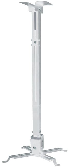 картинка Кронштейн для проектора Buro PR04-100W белый макс.20кг потолочный поворот и наклон от магазина бытовой техники и электроники «Тантал»