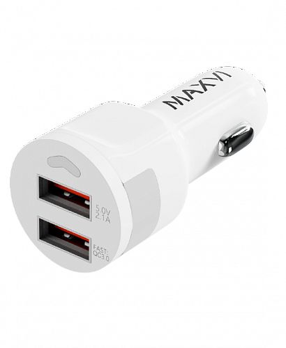 картинка Автомобильное З/У Maxvi CCM-522 Plus M 5.2A 2xUSB белый от магазина бытовой техники и электроники «Тантал»