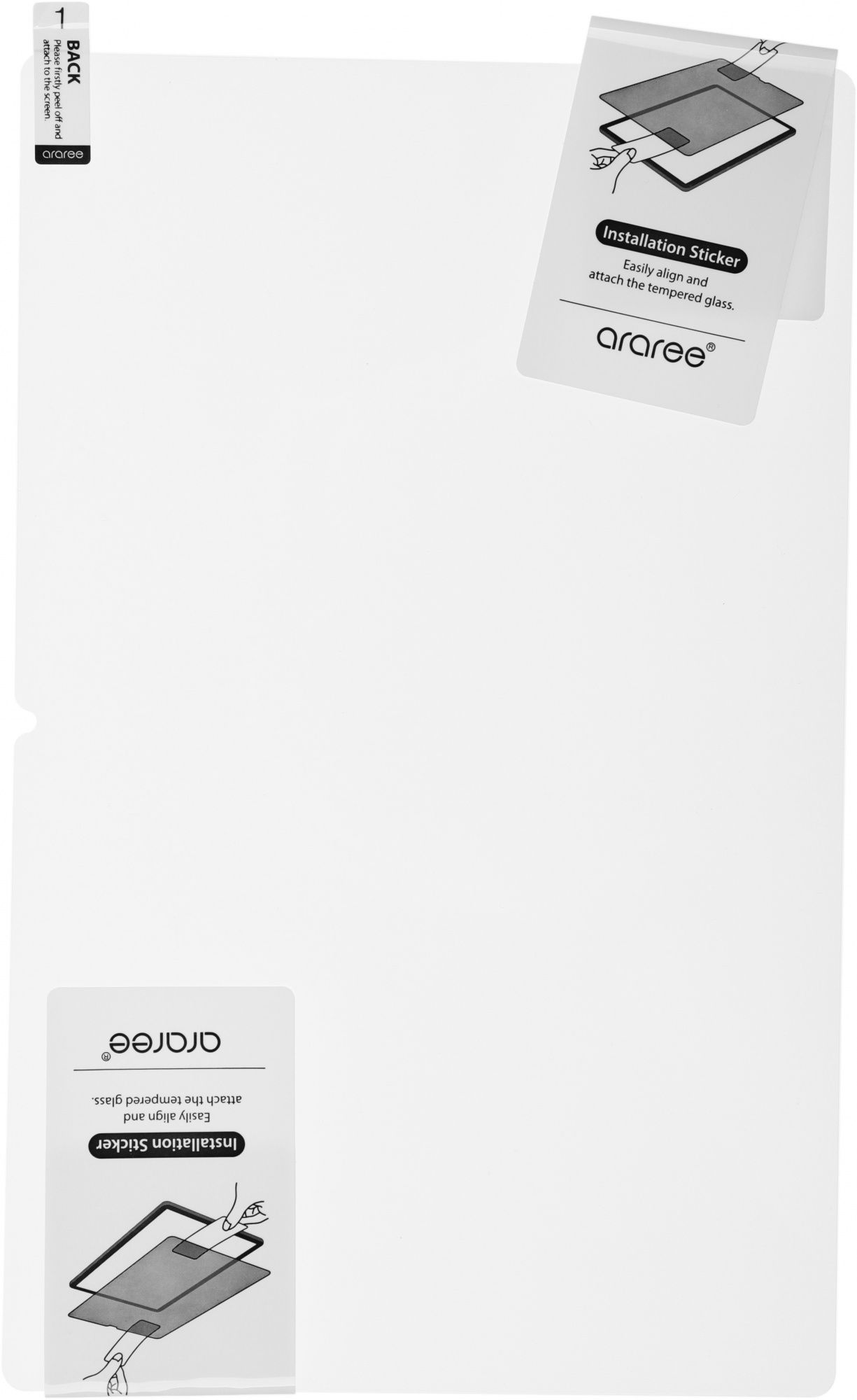 картинка Защитное стекло для экрана Samsung araree Sub Core Premium Tempered Glass Samsung Galaxy Tab A7 1шт. (GP-TTT505KDATR) от магазина бытовой техники и электроники «Тантал»