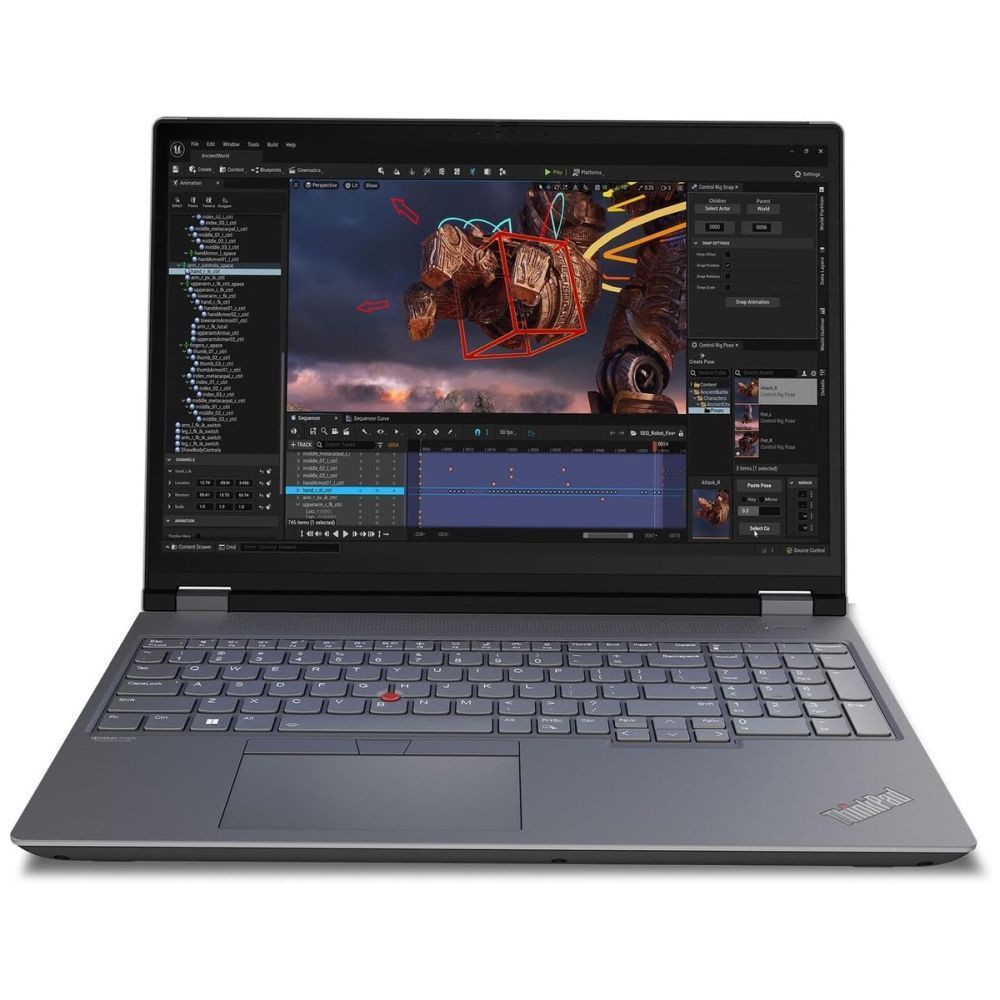 картинка Ноутбук 16" Lenovo ThinkPad P16 G2 серый i7-14700HX 16GB/512GB RTX2000 W11Pro (21FBA0R7CD) от магазина бытовой техники и электроники «Тантал»