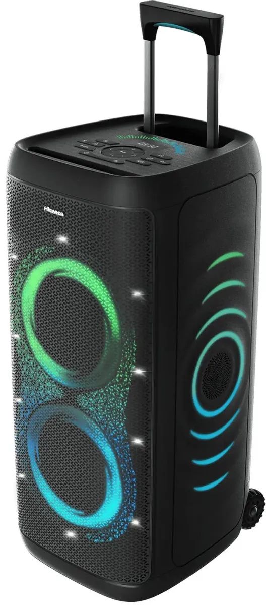 картинка Портативная акустика Hisense PARTY THUNDER 2.1 620Вт 12500мАч черный от магазина бытовой техники и электроники «Тантал»