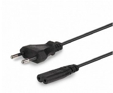 картинка Кабель питания для БП ноутбуков Cablexpert PC-184/2-1.8М Вилка IEC C7 (2-pin) 1.8м черный пакет от магазина бытовой техники и электроники «Тантал»
