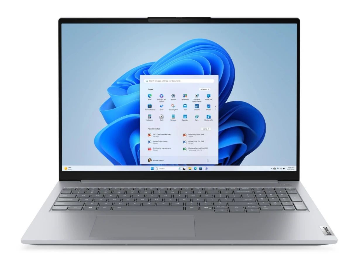 картинка Ноутбук 16" Lenovo ThinkBook 16 G8 IRL серый Core 5 210H 32GB/512GB IntelGr noOS (21SH00JNGQ) от магазина бытовой техники и электроники «Тантал»
