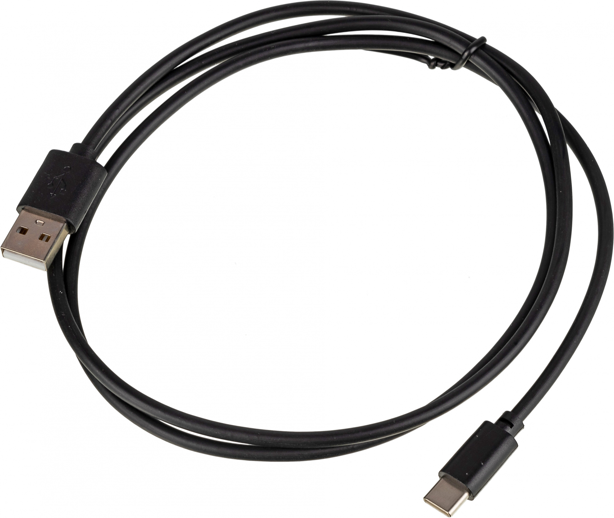 картинка Кабель USB (m)-USB Type-C (m) 1м черный от магазина бытовой техники и электроники «Тантал»