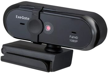 картинка Камера Web ExeGate Stream C925 Wide Full HD черный 2Мп USB2.0 (EX299090RUS) от магазина бытовой техники и электроники «Тантал»