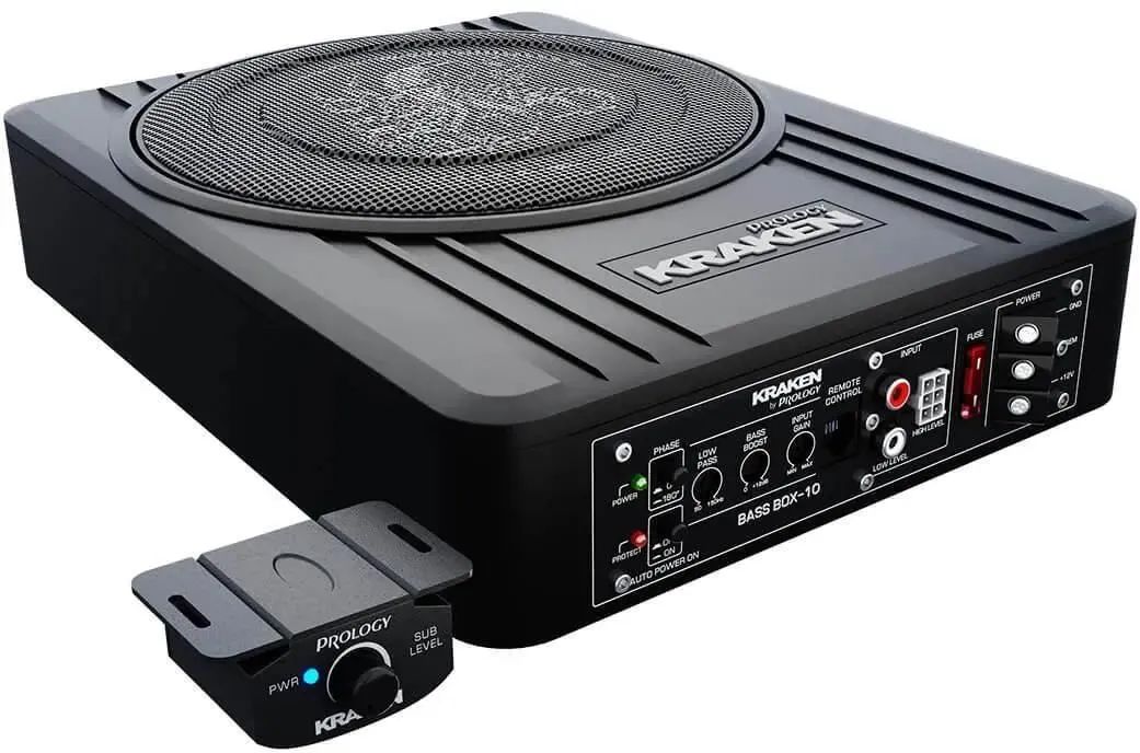 картинка Сабвуфер автомобильный Prology Box-10 120Вт активный 10" (25см) от магазина бытовой техники и электроники «Тантал»