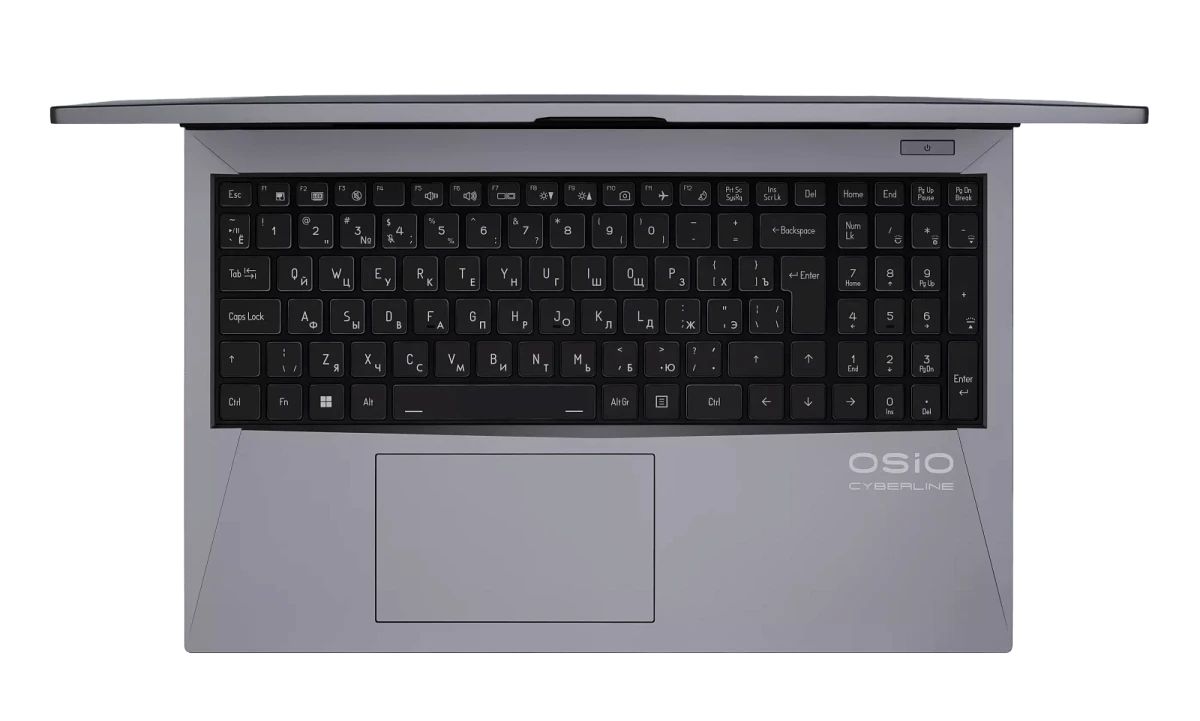 картинка Ноутбук 16" Osio CyberLine C150i-003 серый i5-12600H 16Gb/512Gb RTX4060 noOS (C150i-003) от магазина бытовой техники и электроники «Тантал»