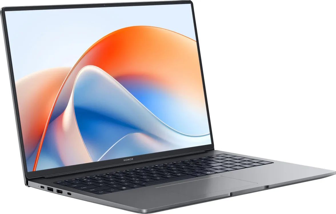 картинка Ноутбук 16" Honor MagicBook X16 Plus 2025 BornB-5651F серый космос Core 5 220H 16GB/512GB IrisXeGr W11Home (5301ALVX) от магазина бытовой техники и электроники «Тантал»
