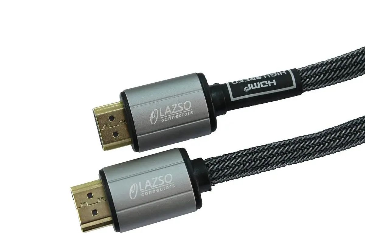 картинка Кабель Lazso HDMI - HDMI 3м черный (WH-111(3M)-B) от магазина бытовой техники и электроники «Тантал»