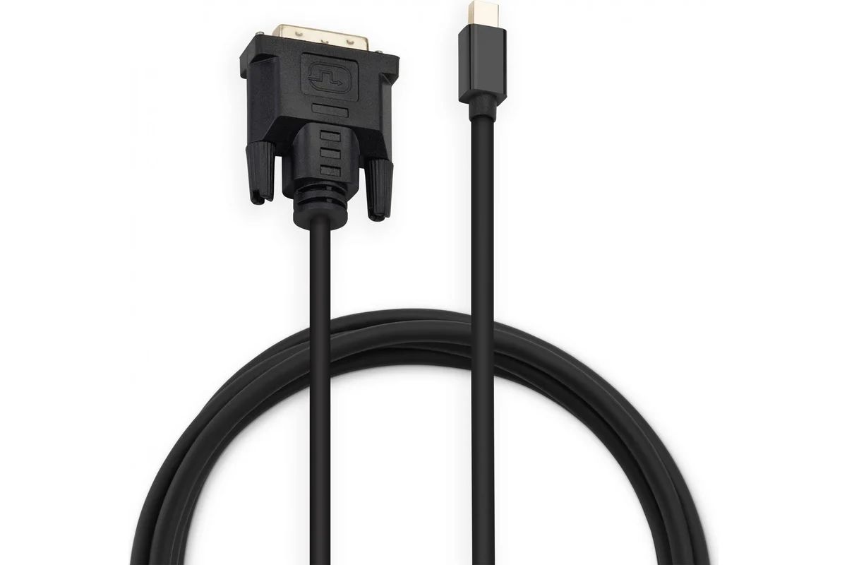 картинка Кабель-переходник Buro mini DisplayPort - DVI-D Dual Link 2м черный (BHP MDPP-DVI-2) от магазина бытовой техники и электроники «Тантал»