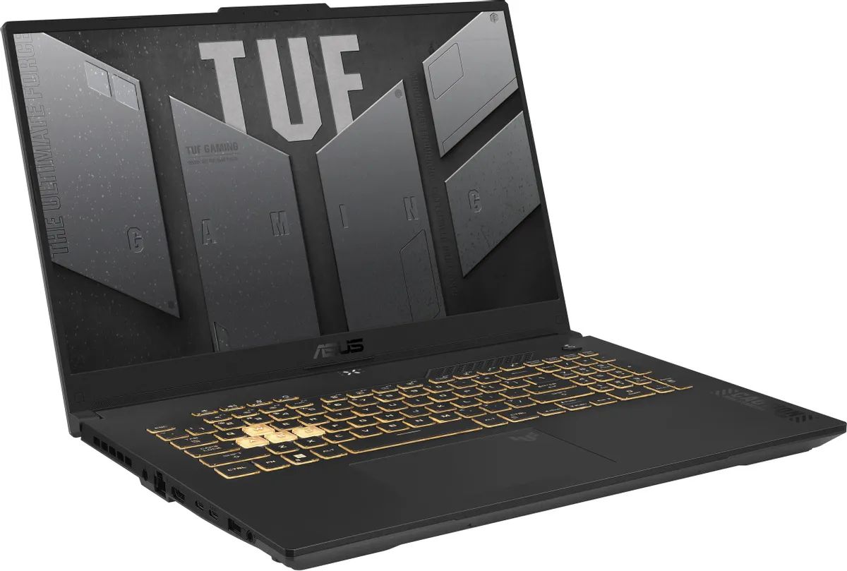 картинка Ноутбук 17.3" Asus TUF Gaming FX707VJB-HX100 серый Core 5 210H 16GB/512GB RTX 3050 6GB NoOS (90NR0MY5-M003R0) от магазина бытовой техники и электроники «Тантал»