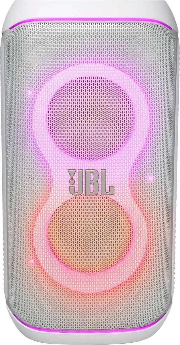 картинка Портативная акустика JBL PartyBox Club 120 2.0 160Вт 4722mAh белый (JBLPBCLUB120WH) от магазина бытовой техники и электроники «Тантал»