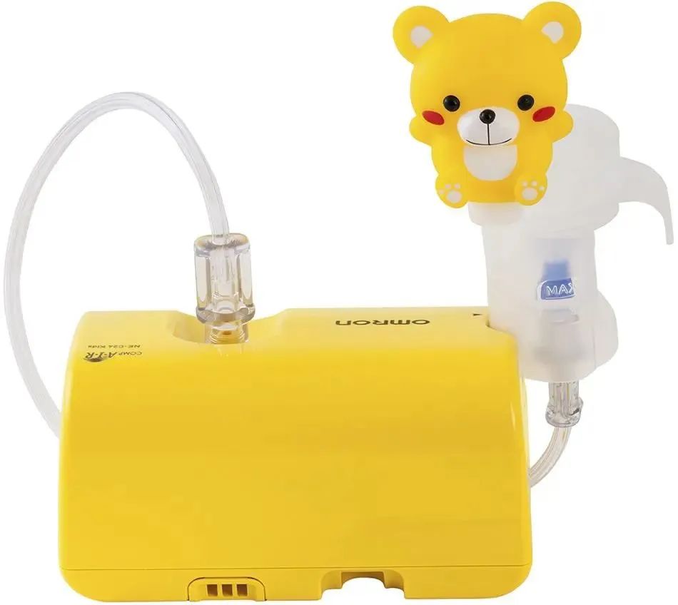 картинка Ингалятор Omron NE-C24 Kids (NE-C801S-KDRU) компрессорный стационарный желтый от магазина бытовой техники и электроники «Тантал»