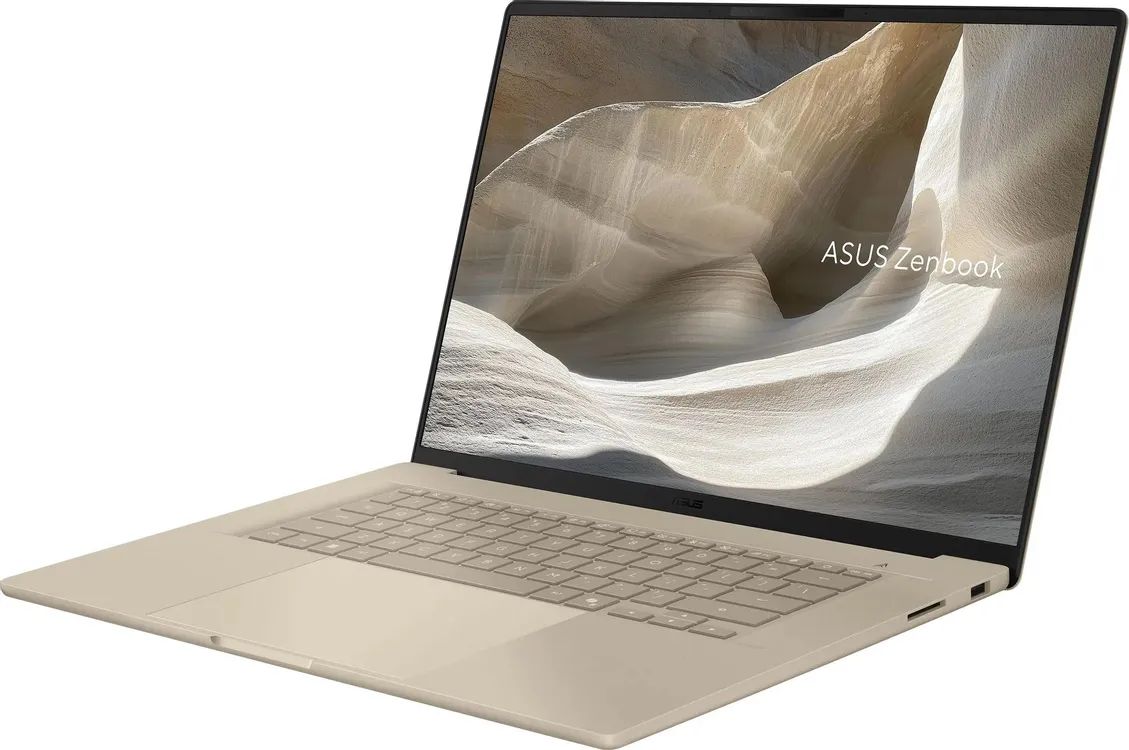 картинка Ноутбук 16" Asus Zenbook A16 UX3607OA-SQ020W бежевый Snapdragon X2 Elite Extreme 48GB/1TB Qualcomm Adreno W11Home (90NB17W1-M003U0) от магазина бытовой техники и электроники «Тантал»