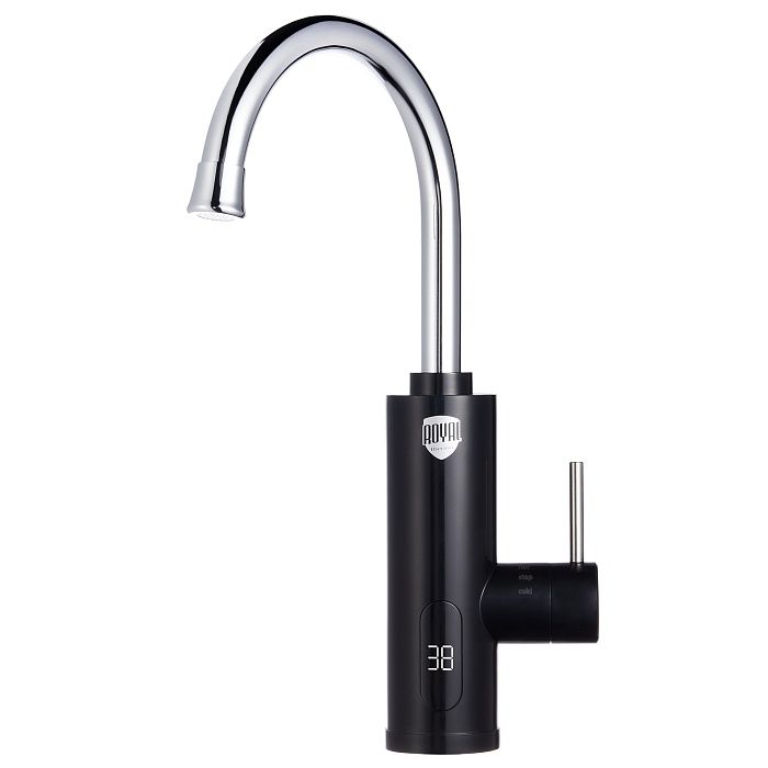 картинка Водонагреватель Royal Thermo QuickTap проточный электрический кран черный от магазина бытовой техники и электроники «Тантал»