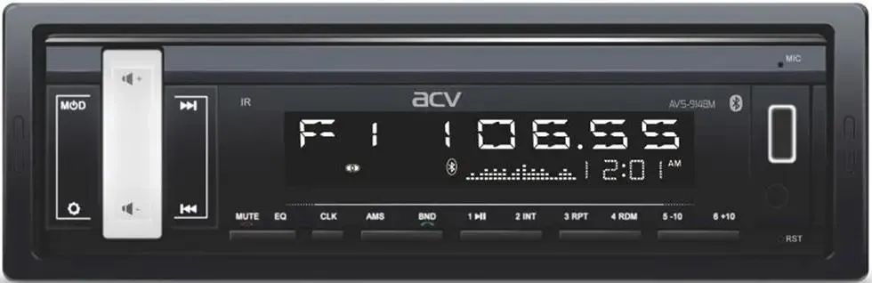 картинка Автомагнитола ACV AVS-914BM 1DIN 4x50Вт от магазина бытовой техники и электроники «Тантал»