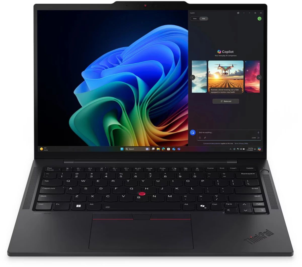 картинка Ноутбук 14" Lenovo ThinkPad T14s G6 черный Touch Core Ultra 7 268V 32GB/1TB Intel Arc 140V W11Pro (21QX000KUS) от магазина бытовой техники и электроники «Тантал»