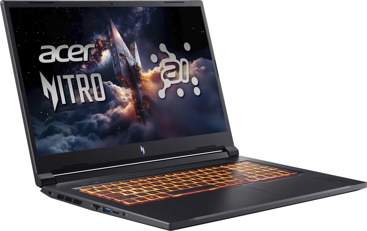 картинка Ноутбук 17.3" Acer Nitro V 17 AI ANV17-41-R9Q9 черный QHD R7-260 16GB/1TB RTX5060 8GB noOS (NH.QYVCD.007) от магазина бытовой техники и электроники «Тантал»