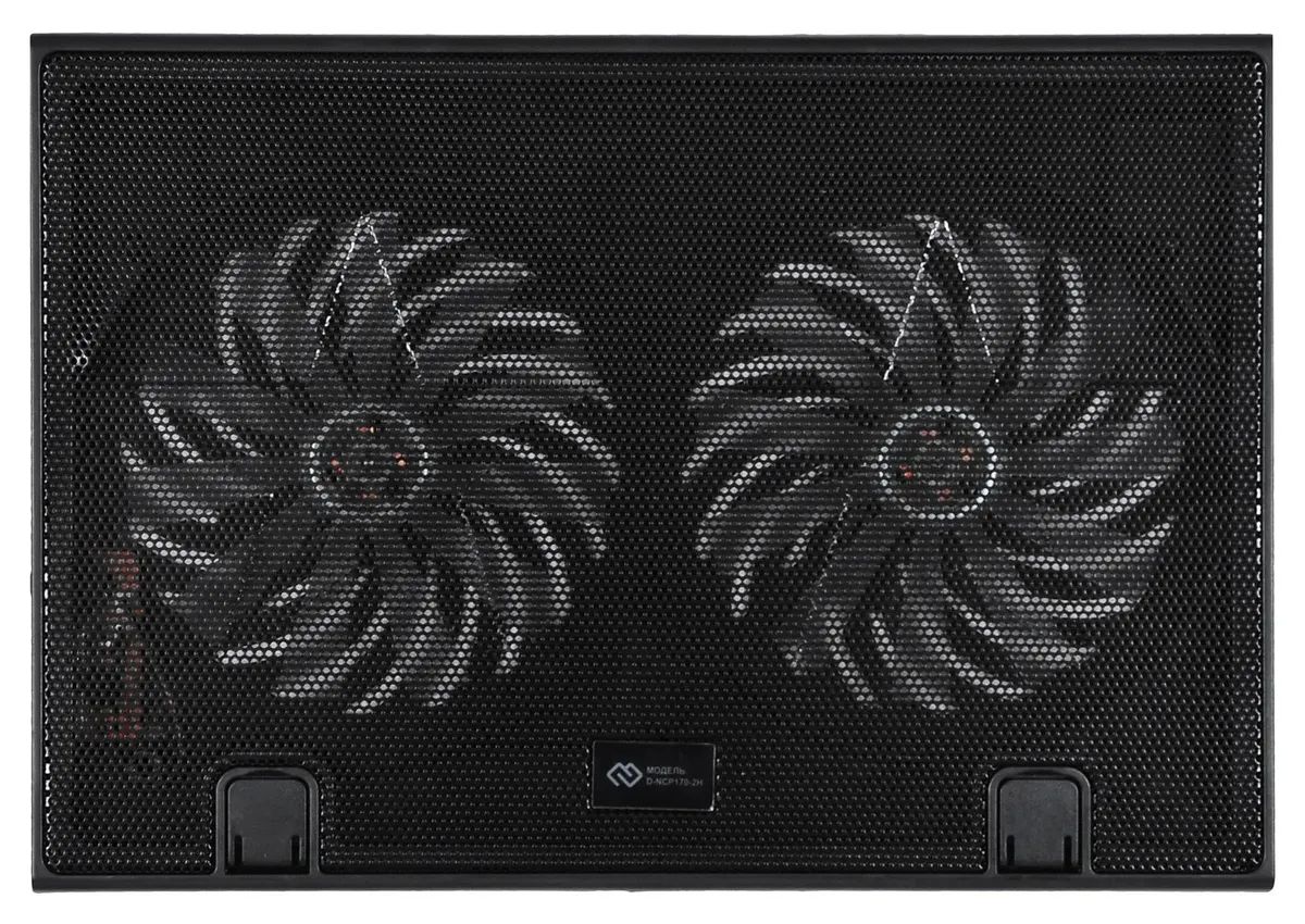 картинка Подставка для ноутбука Digma D-NCP170-2H 17"390x270x25мм 2xUSB 2x 160ммFAN 700г черный от магазина бытовой техники и электроники «Тантал»