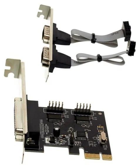 картинка Контроллер PCI-E Exegate EX281226RUS EXE-303 PCI-E, 2*COM port + 1*LPT (OEM) от магазина бытовой техники и электроники «Тантал»