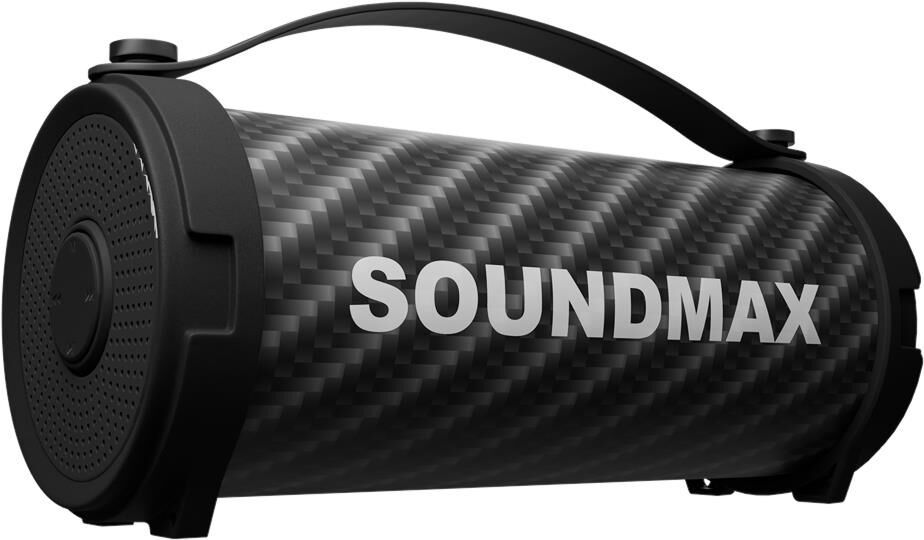 картинка Портативная колонка Soundmax SM-PS5018 10Вт 1.0 1200mAh черный от магазина бытовой техники и электроники «Тантал»