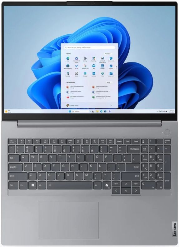 картинка Ноутбук 16" Lenovo ThinkBook 16 G7 ARP серый R5-7535HS 32GB/1TB Radeon 660M noOS (21MW00ABSA) от магазина бытовой техники и электроники «Тантал»