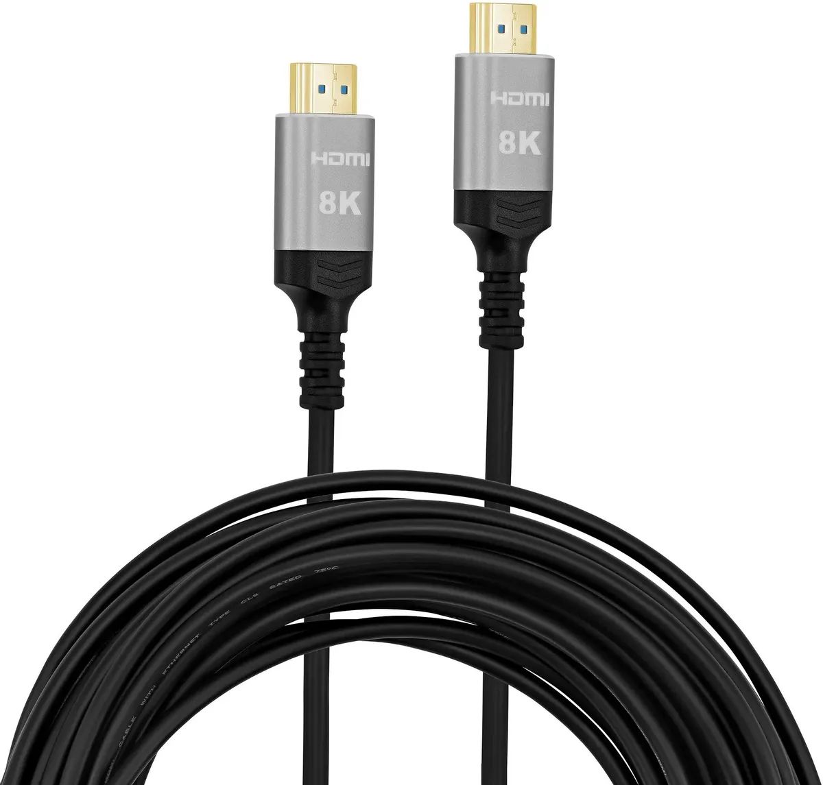 картинка Кабель оптический Digma HDMI - HDMI 70м черный (HDMI-AOC2.1-70) от магазина бытовой техники и электроники «Тантал»