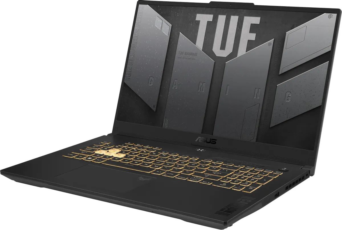 картинка Ноутбук 17.3" Asus TUF Gaming FX707VJB-HX100 серый Core 5 210H 16GB/512GB RTX 3050 6GB NoOS (90NR0MY5-M003R0) от магазина бытовой техники и электроники «Тантал»