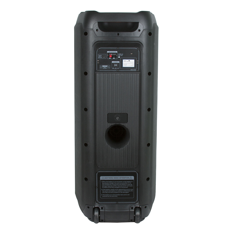 картинка Портативная акустика Eltronic 20-18 Fire box 1000 100Вт LED TWS 7500мАч черный от магазина бытовой техники и электроники «Тантал»